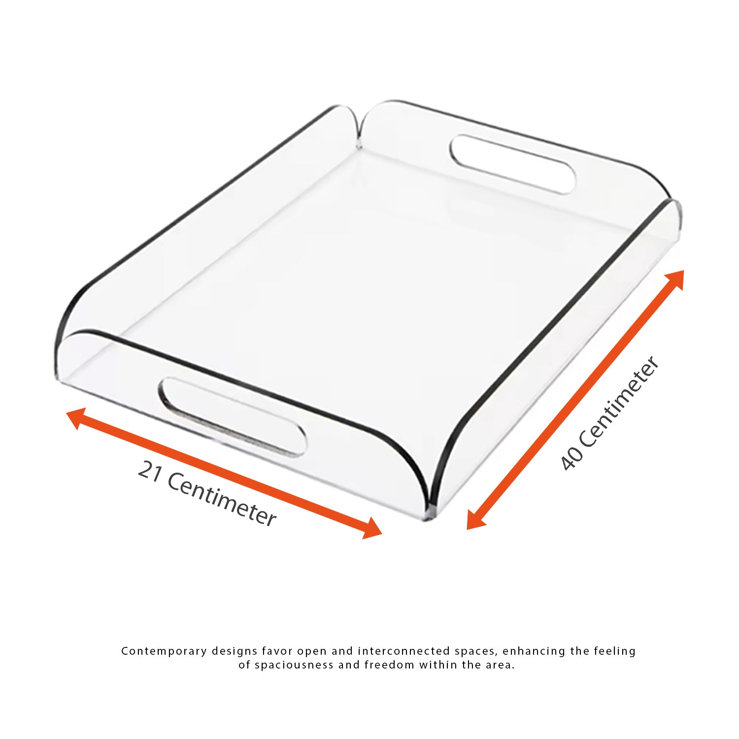 Clear Acrylic Tray - Jordan Offers