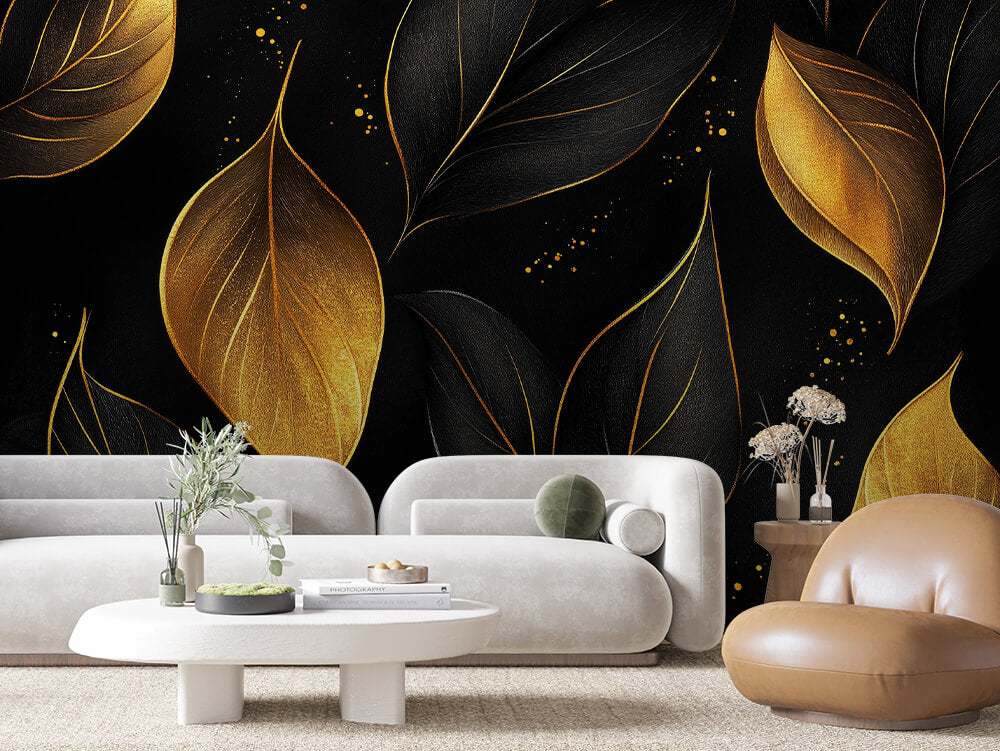 ورق جدران أوراق الشجر 002