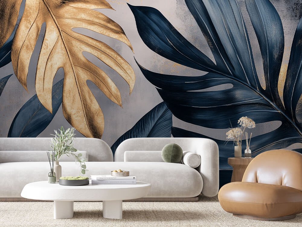 ورق جدران أوراق الشجر 039