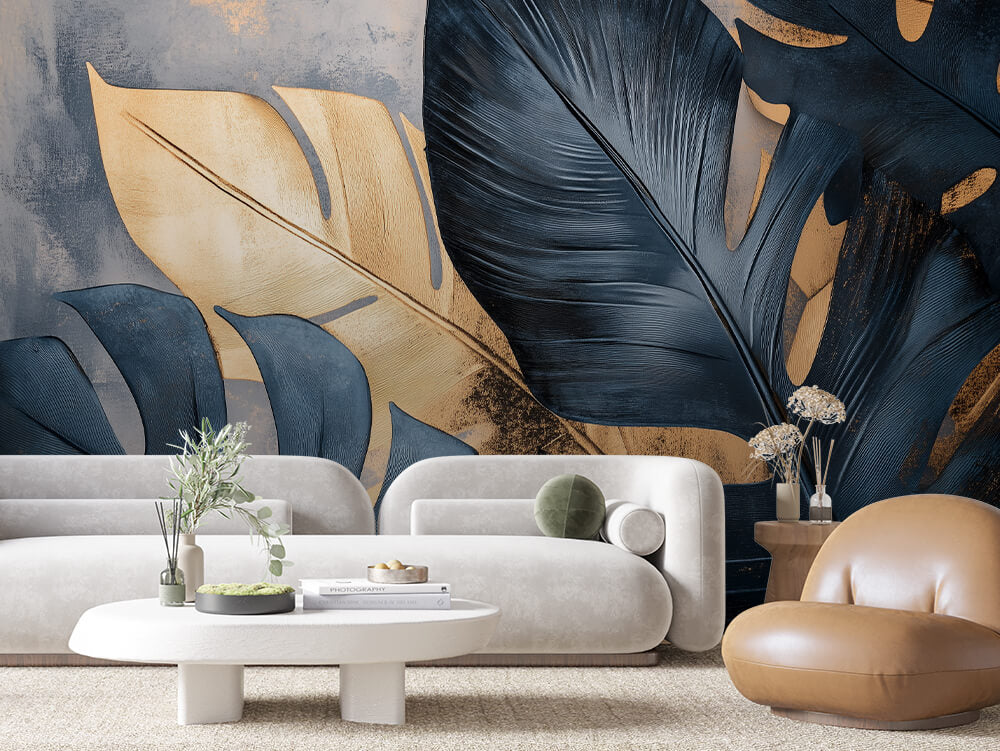 ورق جدران أوراق الشجر 042