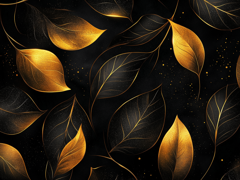 ورق جدران أوراق الشجر 001