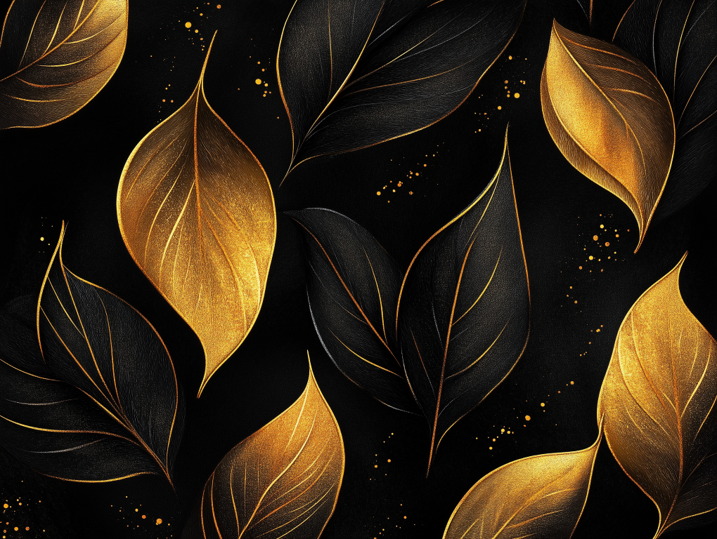 ورق جدران أوراق الشجر 002