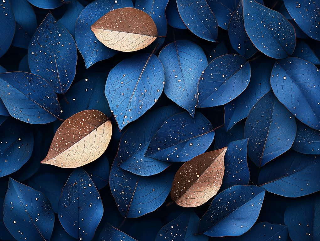 ورق جدران أوراق الشجر 046