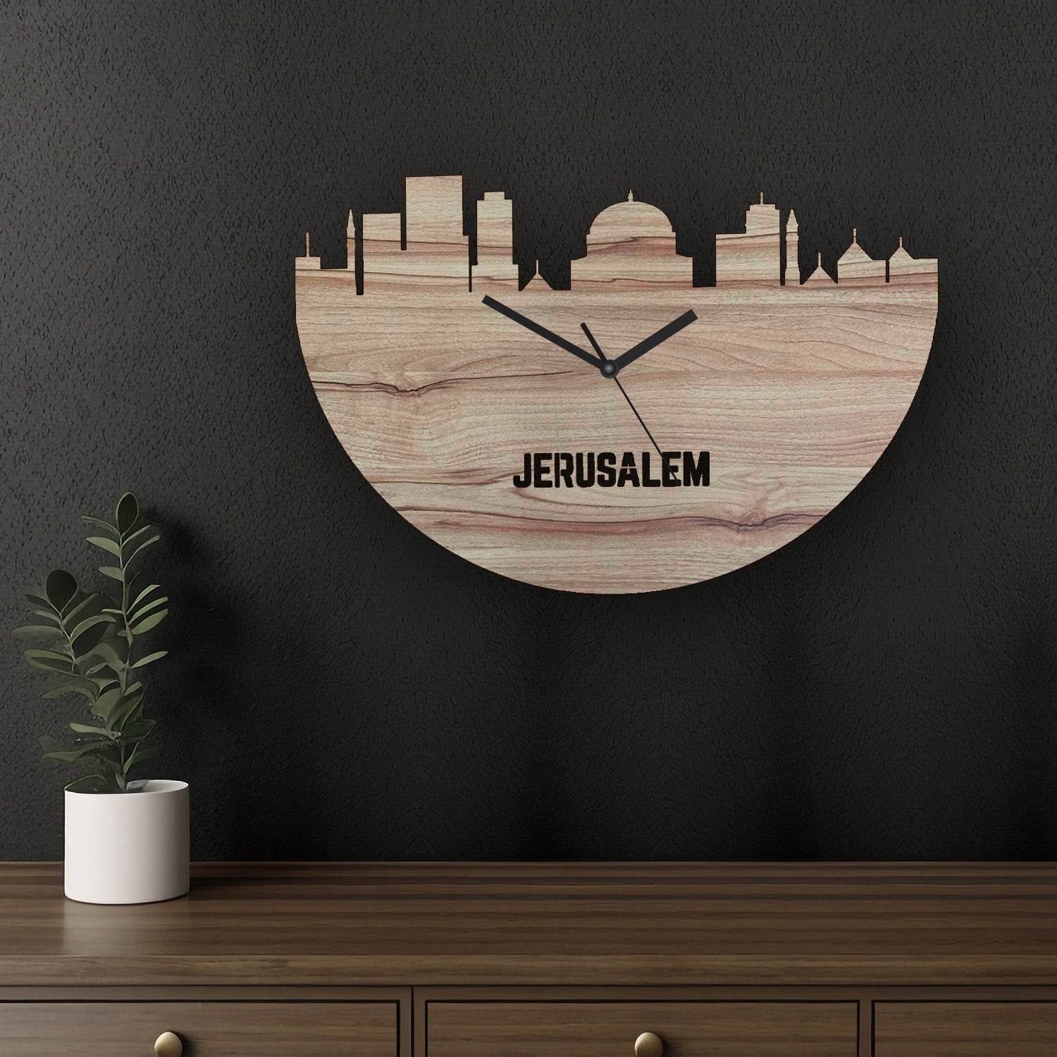 Jerusalem Wall Clock - Jordan Offers