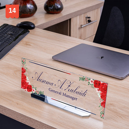 UV Desk Name Plate 4mm - Jordan Offers