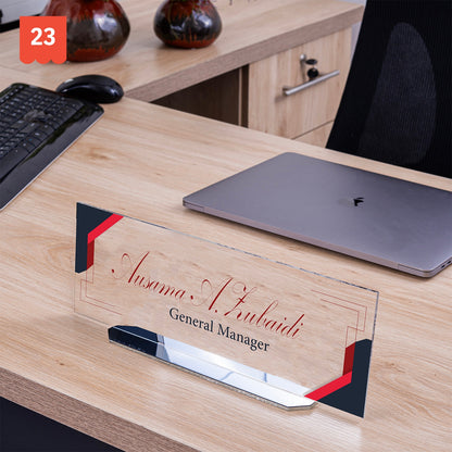 UV Desk Name Plate 4mm - Jordan Offers