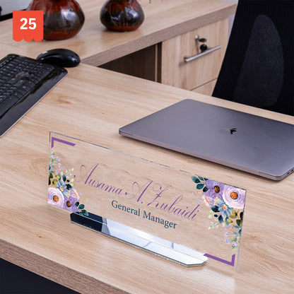 UV Desk Name Plate 4mm - Jordan Offers