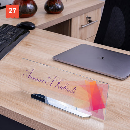 UV Desk Name Plate 4mm - Jordan Offers