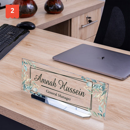 UV Desk Name Plate 4mm - Jordan Offers