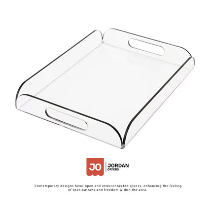 Clear Acrylic Tray - Jordan Offers