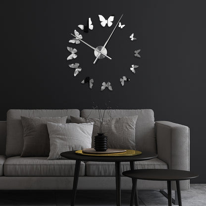 Butterfly Flutter Wall Clock - Jordan Offers