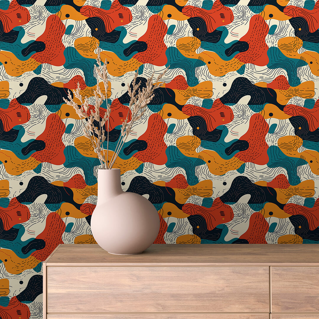 ورق جدران تجريدي 007