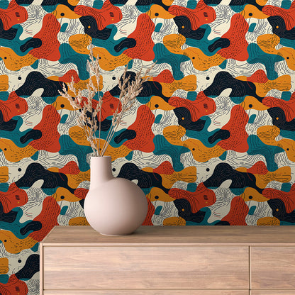 ورق جدران تجريدي 007