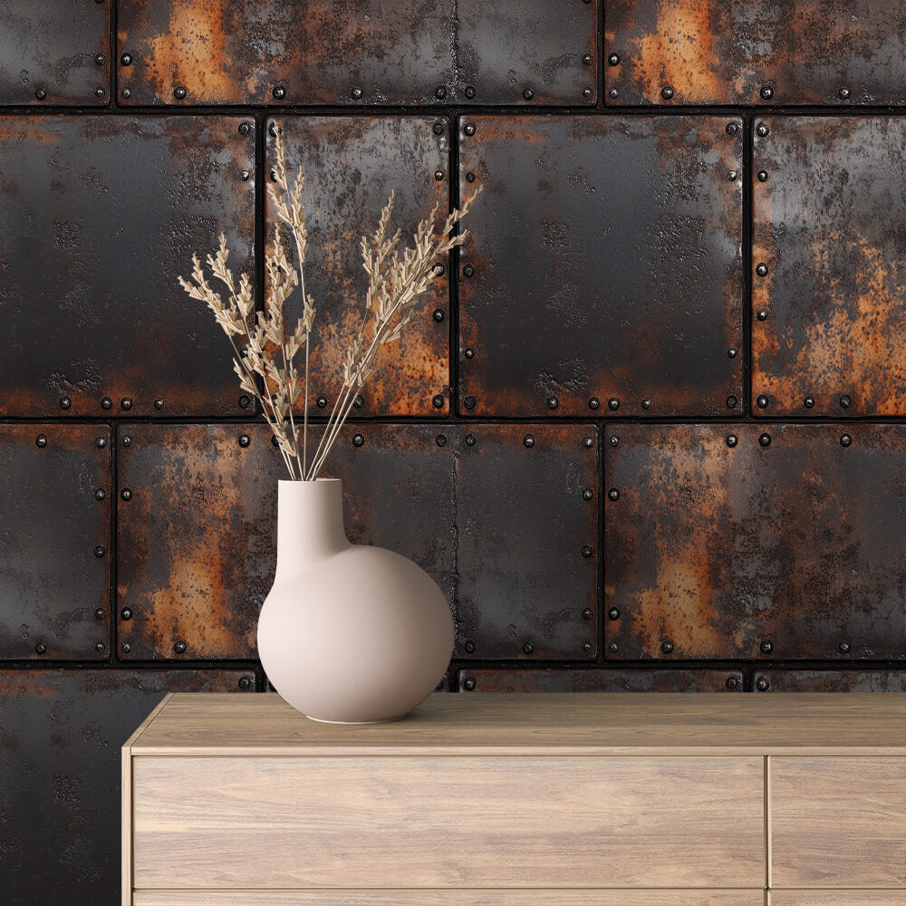 ورق جدران معدني 034