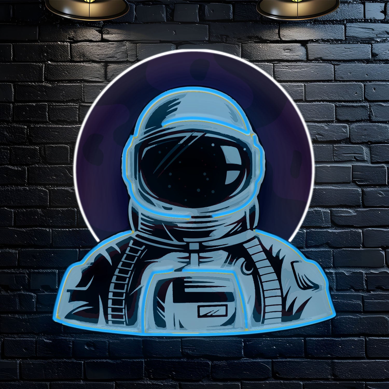 Astronaut Adventurous Neon Sign - Jordan Offers