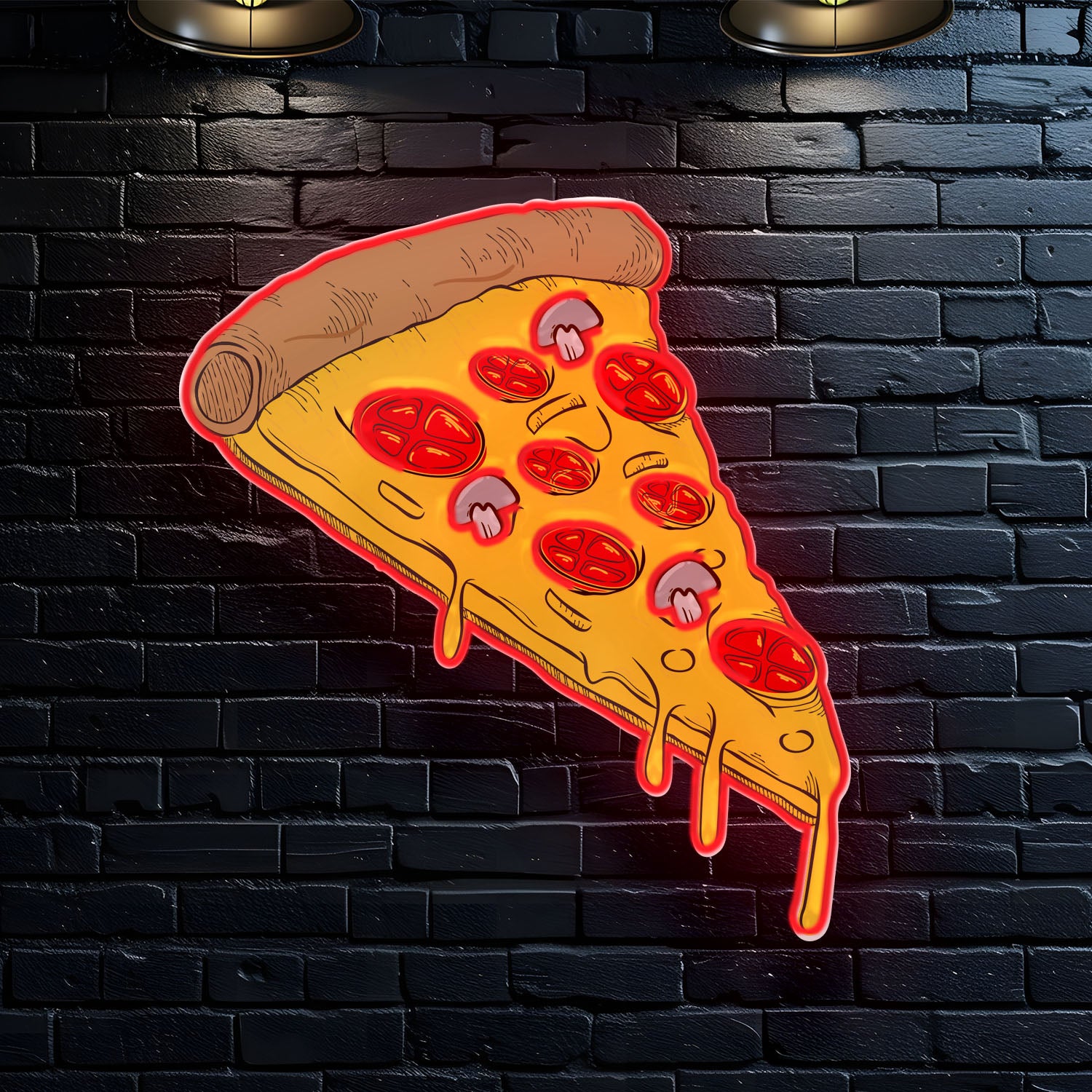 Tasty Pizza Extra Cheese Neon Sign - Jordan Offers