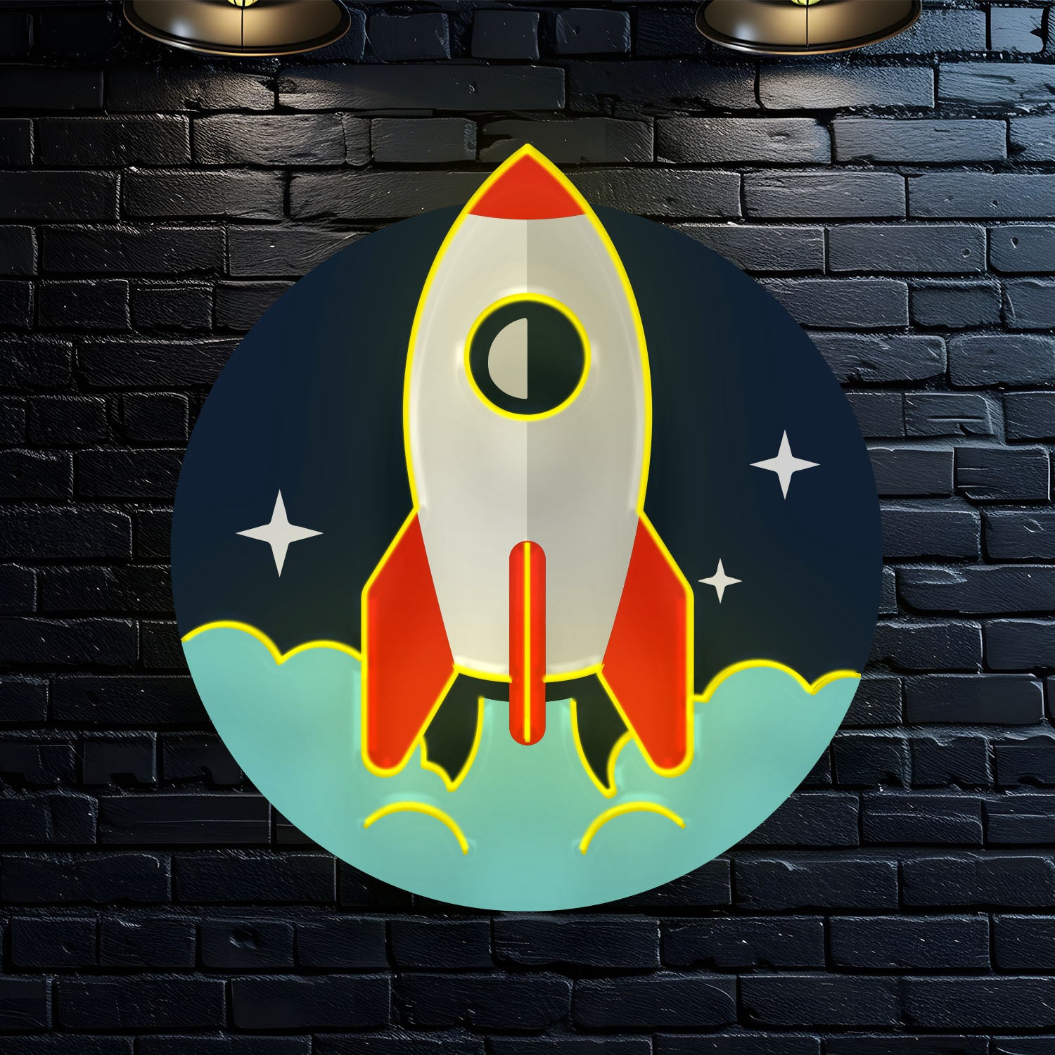 Rocket Launch Neon Sign - Jordan Offers