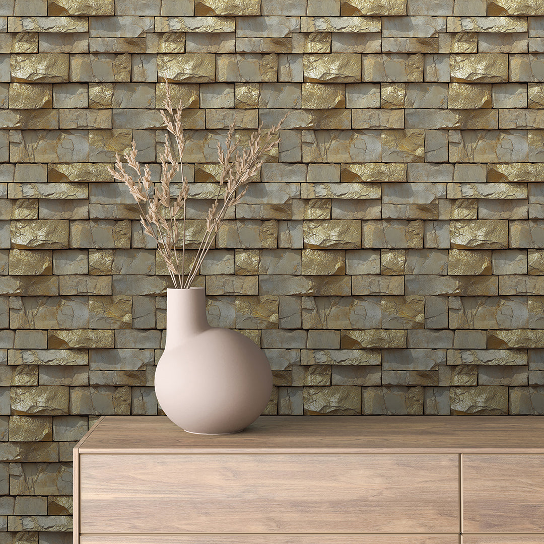 ورق جدران حجري 056