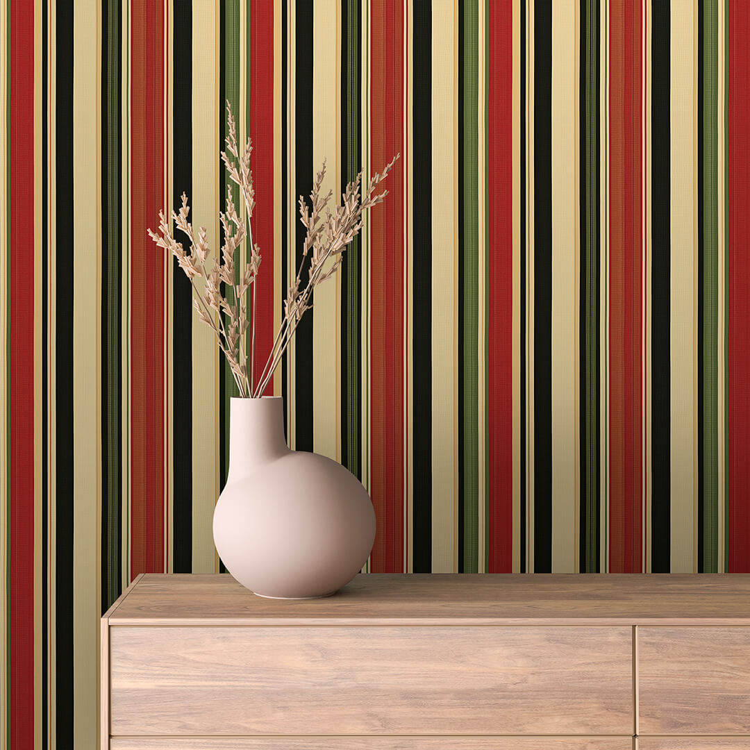 ورق جدران مخطط 004