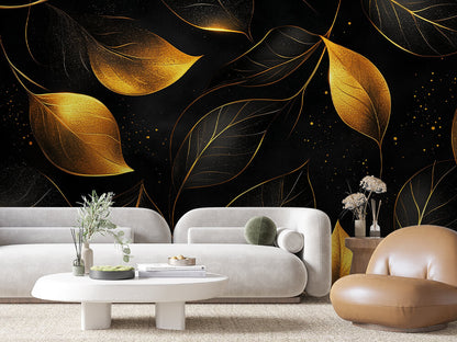 ورق جدران أوراق الشجر 001