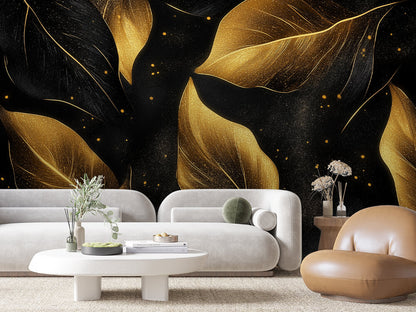 ورق جدران أوراق الشجر 003