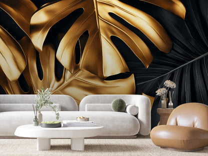 ورق جدران أوراق الشجر 009