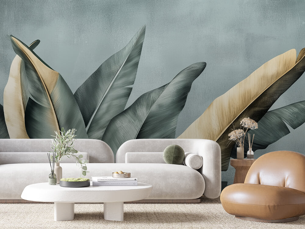 ورق جدران أوراق الشجر 029