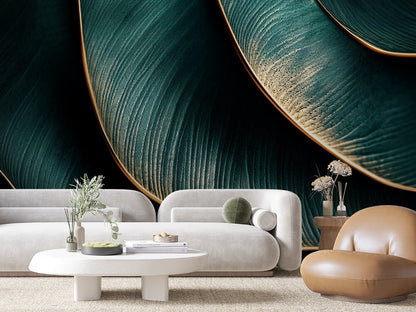 ورق جدران أوراق الشجر 034