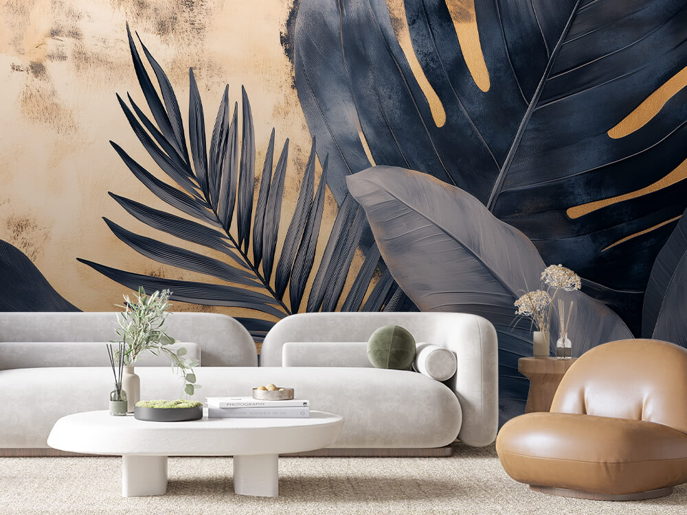 ورق جدران أوراق الشجر 040