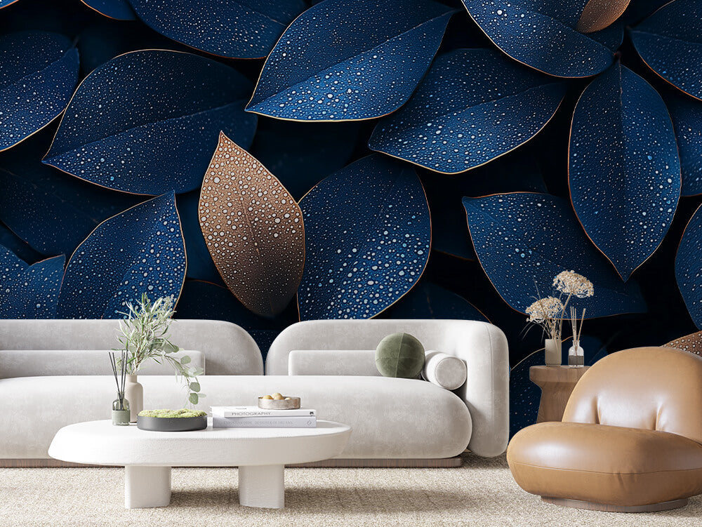 ورق جدران أوراق الشجر 045