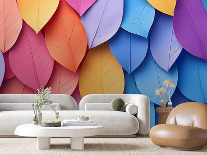 ورق جدران أوراق الشجر 050