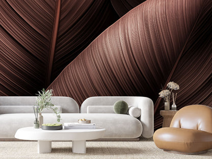 ورق جدران أوراق الشجر 054