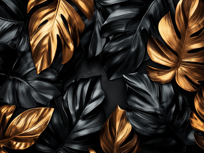 ورق جدران أوراق الشجر 008