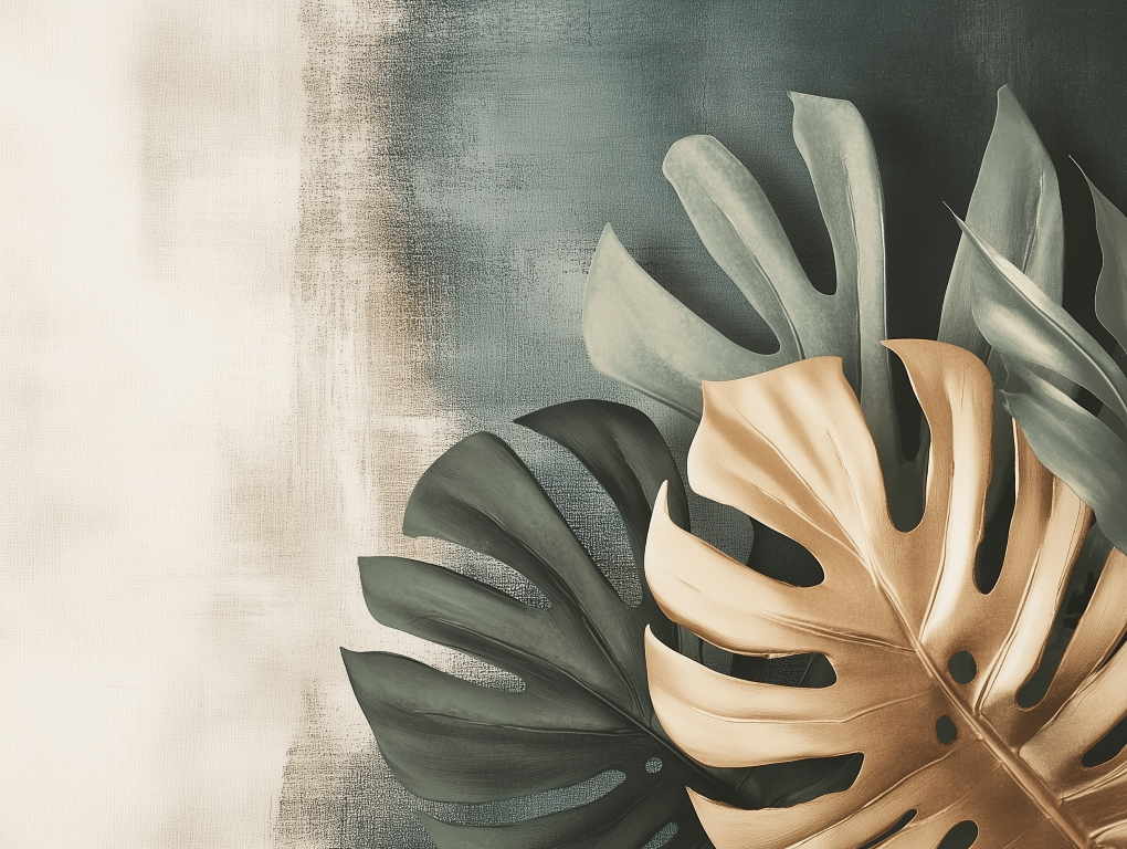 ورق جدران أوراق الشجر 025