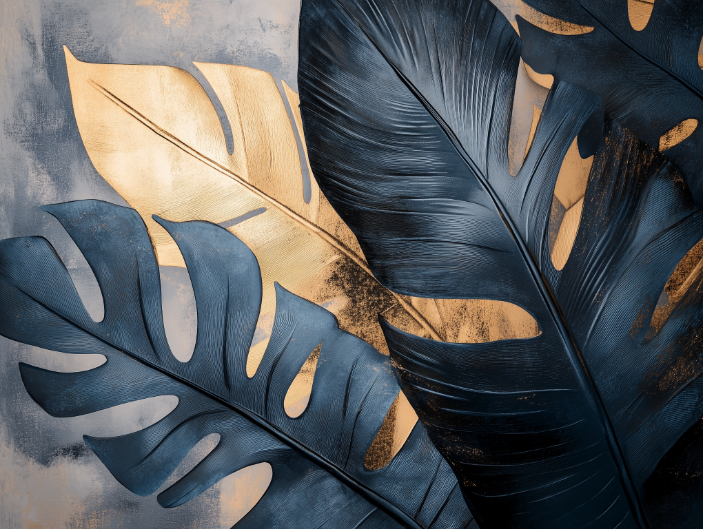 ورق جدران أوراق الشجر 042