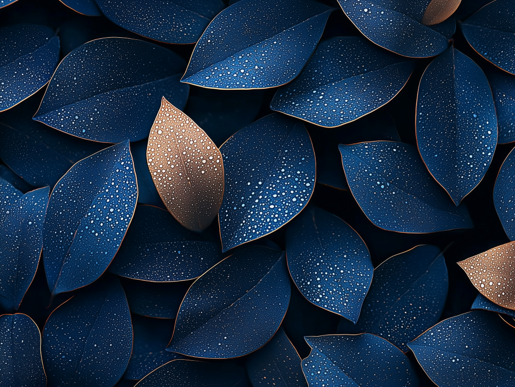 ورق جدران أوراق الشجر 045